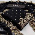 New Georgette  Embroidery Three piece for women. 