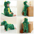 Toddler Dinosaur Bodysuit Anime Unicorn Colorful Dinosaur Cospaly Crawling Suit Baby Flannel Animal Costume Warm Sleepwear. 
