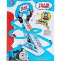 Thomas Train Track Set Toy Electric Staircase Slide Track Set Toy With Light & Music. 
