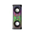 A88 Transparent Mecha Wireless Bluetooth Speaker Portable Subwoofer Stereo TWS Dual Machine Interconnection Music Center Speaker. 
