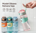 700ml Cute Water Bottle Sport Tumbler For Kids Plastic Aesthetic Ice Hot Coffee Tea Juice Cup School Drinking Bottle. 