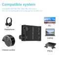 USB to Coaxial S/PDIF Optical 3.5mm/6.3mm Headphone Audio Converter.