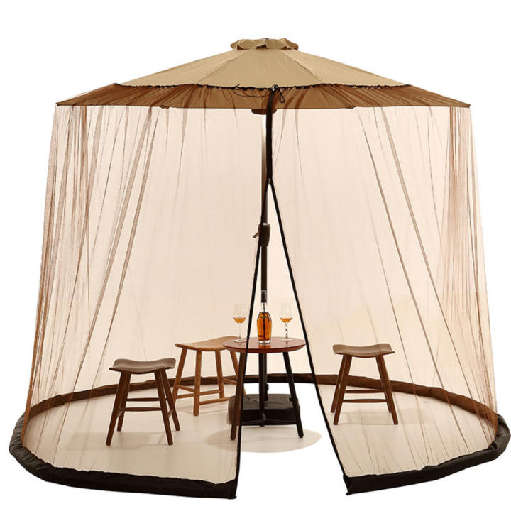 Umbrella Netting Tent Mesh Journey Cantilever Umbrellas Umbrella Mosquito Net Round Hanging Umbrella Net