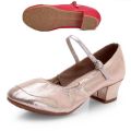 Dance Shoes for Woman Girls Ladies Latin Ballroom Modern Salsa Practise Dancing Shoes Closed Toe Square Dance Soft Rubber Sole. 
