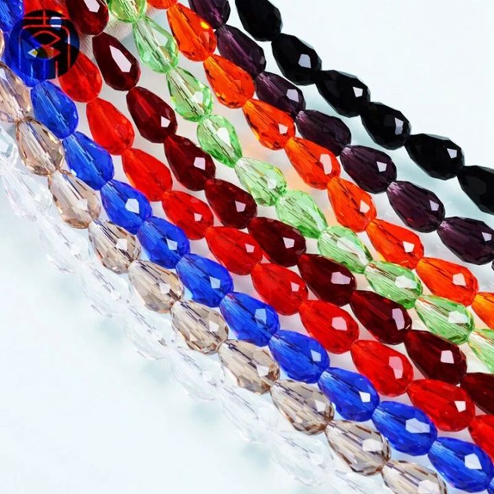 Teardrop%20Faceted%20Crystal%20Glass%205x3mm%208x6mm%2012x8mm%2015x10mm%20Loose%20Beads%20Lot%20For%20Jewelry%20Making%20DIY%20Earring%20Findings%20-%20Image%202
