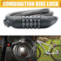 Cycling Security 5 Digit Combination Password Bike Bicycle Cable Chain Lock - Cycle Accessories - Cycle Accessories - Cycle Light. 