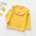 2-6 Years Fashion Clothes T-shirt For Children Girls Autumn Bottoming Shirt Cotton Top. 