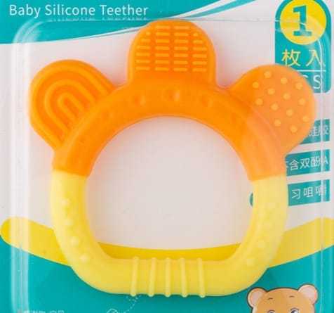 Silicone Baby Hand Teether CN-1pcs Baby Hand Teether