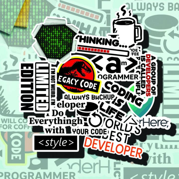 programming Stickers For Laptop Mobile Sticker Pack | Daraz.com.bd
