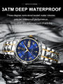 Poedagar 615 Fashionable Diamond Cut Quartz Stainless Steel Watch For Men.