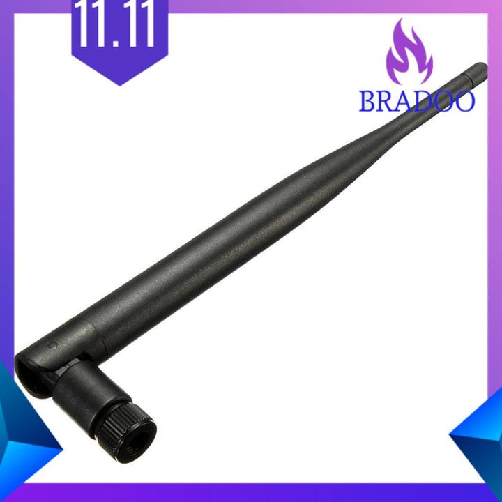 Bingfu 2.4GHz 5dBi RP-SMA WiFi Omni Antenna – For Range Extenders, Routers, And Adapters