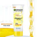 GARNIER (garn) Skin Naturals Bright Complete Vitamin C Face Wash for Brighter and Glowing Skin Daily Cleanser Suitable for all Skin Types 100g. 