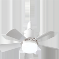 Socket Fan Light with Remote, Ceiling Fan with 3-Speeds, Dimmable LED, E27 Base, Cordless Light Socket Fan Easy to Use. 