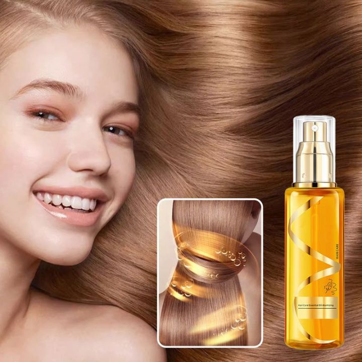 Moisturizing Strengthening Silky Hair Oil Anti-frizz Hair Argan Hair Serums Oil Moisturizing Strengthening Silky Hair Oil