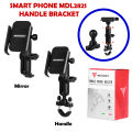 MOTOWOLF Universal Full Metal Mobile Phone Holder Anti Shake Robust Build Quality (Imported) Handle Base. 