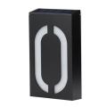 Solar Powered 0-9 LED Light House Address Number Street Road Doorplate Wall Lamp.