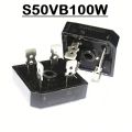 50100 Diode S50VB100W 50A 100W 1000V Diode 50A Diode 1000V 50100 Bridge Rectifier Diode AC To DC Single Phase Metal Housing 4 Pins Leads. 