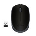 Logitech B170 Wireless Mouse, 2.4 GHz with USB Nano Receiver, Optical Tracking, 12-Months Battery Life, Ambidextrous, PC / Mac / Laptop - Black. 