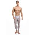 Men Breathable Pure Color See-through Mesh Skin Tight Sport Cycling Gym Training Leggings Trousers Elastic Waistband Drawstring.
