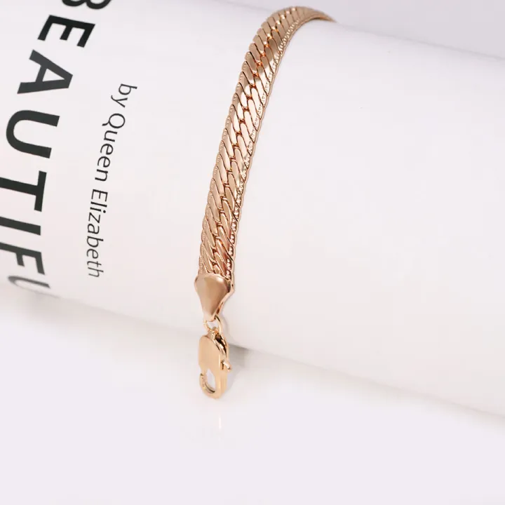 MxGxFam%20(%20Guarantee%202%20Years%20)%20(%2021%20cm%20*%206%20mm)%2018%20Plated%20Gold%20Color%20Snake%20Bracelets%20For%20Men%20Fashion%20Jewelry%20Lead%20and%20Nickel%20Free%20-%20Image%204