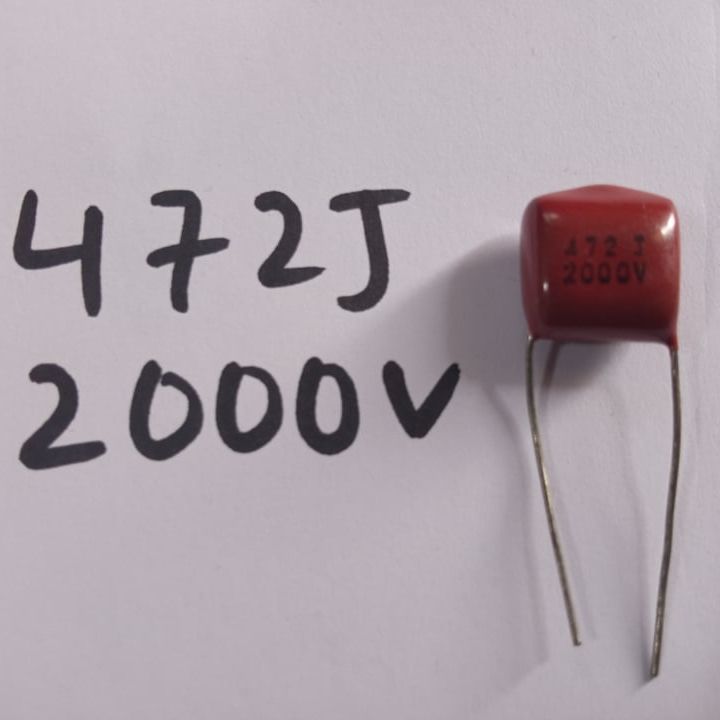 10Pcs-%20METALLIZED%20472j%202KV%20Metallized%20472j%202KV%20Polypropylene%20Capacitor%20Mylar%204.7nF%20Polyester%20Film%20Capacitors%202%20Pin%20Leads%20Terminals%20Connections%20Leg%20-%20Image%203