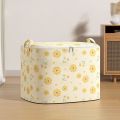 【Versatile】 Gift Non- Quilt Storage Bag Little Daisy Foldable Clothes Storage Bins with Handles Sorting Storage Box Home. 