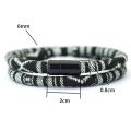 New In Men Bohemia Rope Bracelet Attract Magentic Braclet Adventure Survival Braslet Pulseras Hilo Hombre Beach Surf Brazalete. 