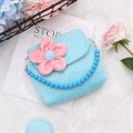 Fashion Shoulder Bag Children Girls Princess Flower Messenger Handbag Lovely Purses.