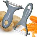 BlueBerry's 1 Piece Ceramic Vegetable Peeler,Multi Purpose Fruits,Vegetable,Meat Peeler Y Shaped Peeler  (Black Pack of 1). 