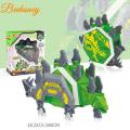 Children Creative Deformation Robot Enlightenment Puzzle DIY Building Block Toy Assembled Dinosaur. 