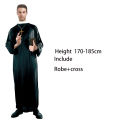 Halloween Men Priest Cosplay Costumes For Women Clothes Carnival Nun Long Robes Religious Catholic Church Clothing Missionary. 