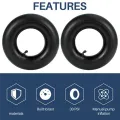 2 PCS 4.10/3.50-4 Inch Inner Tube Tire for Hand Truck, Dolly, Hand Cart, 4.10-4 Replacement Tube with Crowbar. 