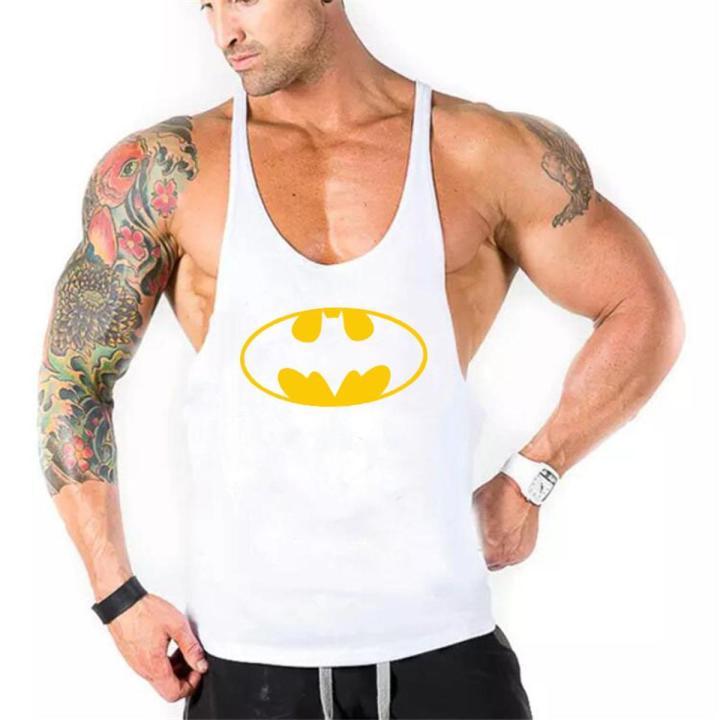 Brand Casual Men's Bodybuilding Fitness Vest  Men Gym TaTop Clothing Muscle Singlets Fashion Workout Sleeveless Srts Shirt