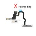1pcs For iPhone X Xs Max XR Mute Volume Power Buttons key Switch Flex Cable Mobille Phone Repair Parts.