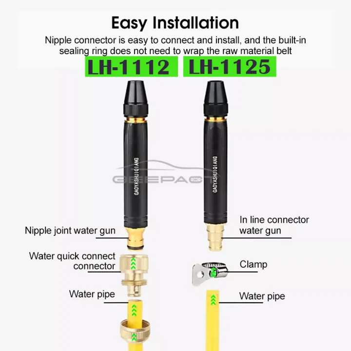 (No%20Tube)Geepact%20LH-1112%20Portable%20Water%20Sprayer%20Nozzle%20Adjustable%20Metal%20High%20Pressure%20Car%20Washing%20Garden%20Hose%20Sprinkler%20System%20Car%20Wash%20Watering%20Water%20Spray%20Nozzle%20-%20Image%203