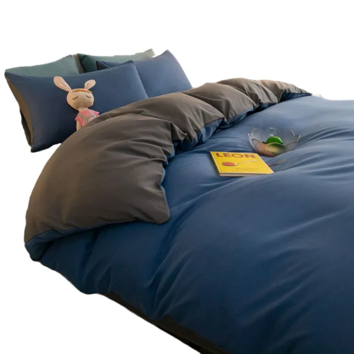 Three-piece%20set,%20four-piece%20quilt%20set,%20quilt%20cover,%20ins%20quilt,%20full%20set,%20washed%20cotton%20sheets,%20dormitory%20bedding,%20college%20students%20-%20Image%205