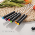Stainless Steel Fondue Forks, Long Forks Cheese Fondue Forks.