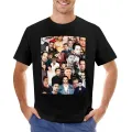 Sebastian Stan Collage T-shirt vintage t shirt kawaii clothes big and tall t shirts for men. 