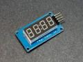 TM1637 4-Digit 7-Segment Display with Arduino 4 -Digit Digital Tube Display Module LED Brightness Can Be Adjusted With The Clock Accessories, The Building Block TM1637 Driver.