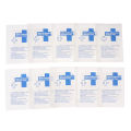 【sought-after】 10Pcs Waterproof Gauze Pad Non-adherent Pad First Aid Kit Wound Dressing Tapes Sterile Medical Gauze Pad. 