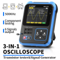 FNIRSI DSO-TC3 Digital Oscilloscope Transistor Tester LCR Meter 3 in 1 Multifunction Electronic Component Tester A. 