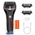 Electric Callus Remover, Foot Grinder Rechargeable Foot File Hard Skin Remover Pedicure Tools for Feet Electronic Callus Shaver Portable Waterproof Pedicure kit for Cracked Heels and Dead Skin Foot Care Foot Scrub with LED Light and 2 Roller Heads. 