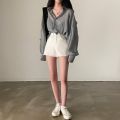 Korean Style chic New Summer Lapel Long Sleeve Shirt Women's Loose and Idle Lantern Sleeve Sun Protection Shirt for Air Conditioned Rooms. 