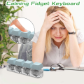 Keyboard Key Toys, Stress Relief DIY Fidget Button Keycaps, Fidget Keychains, Keyboard Keychains.