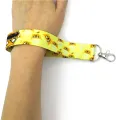 Adventure Time vintage 90s women kids Wristlet hand strap Lanyard keychain Phone Strap ID Badge Holder Key Chain Keyring cosplay. 