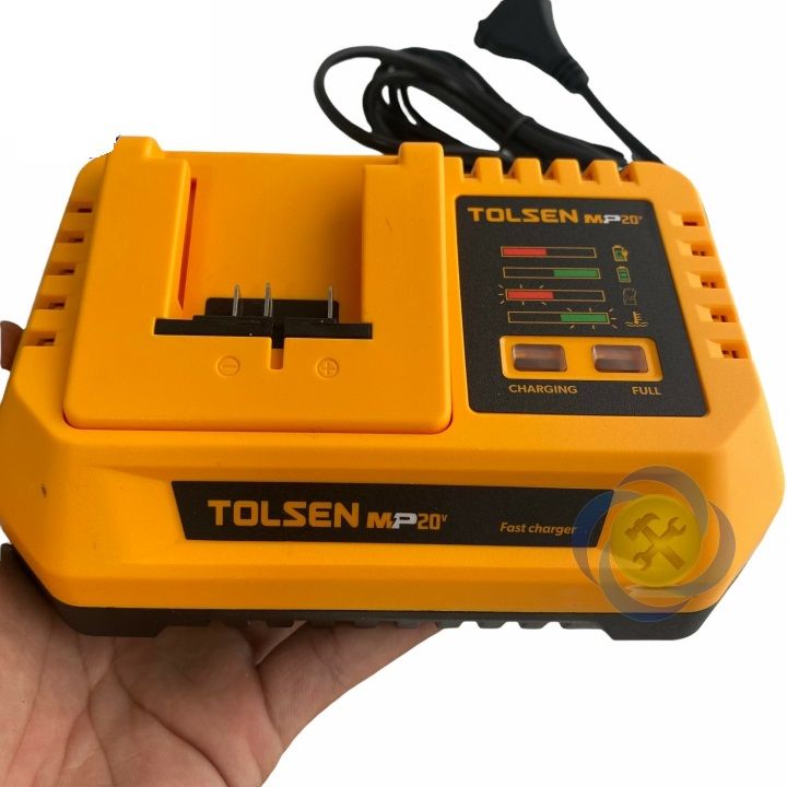 TOLSEN 20VDC Li-ion Battery Charger 110W For charging TOLSEN 20V 4.0Ah battery ( 87474 ) Model: 87486