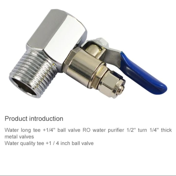 RO Water Filters-SS Inlet Valve-Complete Set-1/4  inch Size - Water Jar