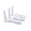 4G LTE External Antenna Indoor Antenna 29dBi SMA Male CRC9 TS9 Connector With Dual 2M Meter Extension Cable for Router Modem Taotai. 