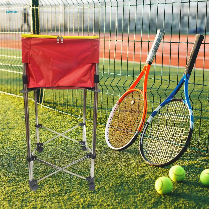Tennis%20Ball%20Cart,%20Cart%20with%20Wheels%20Lightweight%20Large%20Capacity%20Removable%20Compact%20Wheeled%20Teaching%20Carts%20for%20Baseball%20Softball%20-%20Image%204