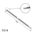 3Pcs T12 Iron Tip T12-K KU KF for HAKKO Solder Iron Tips Welding. 